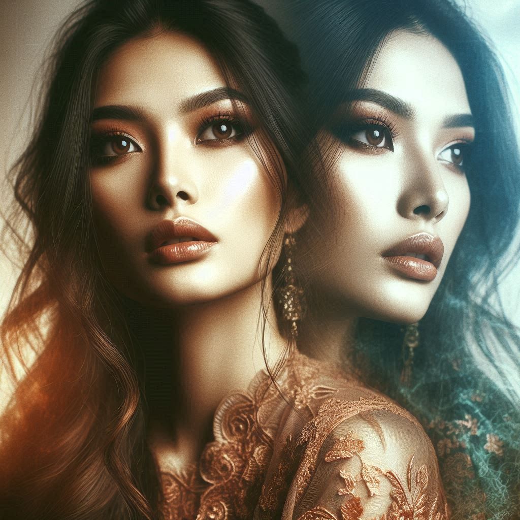 Double Exposure Portrait