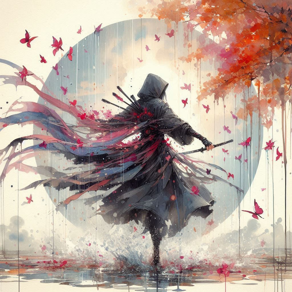 Fall rain  by @StarlaBlaise