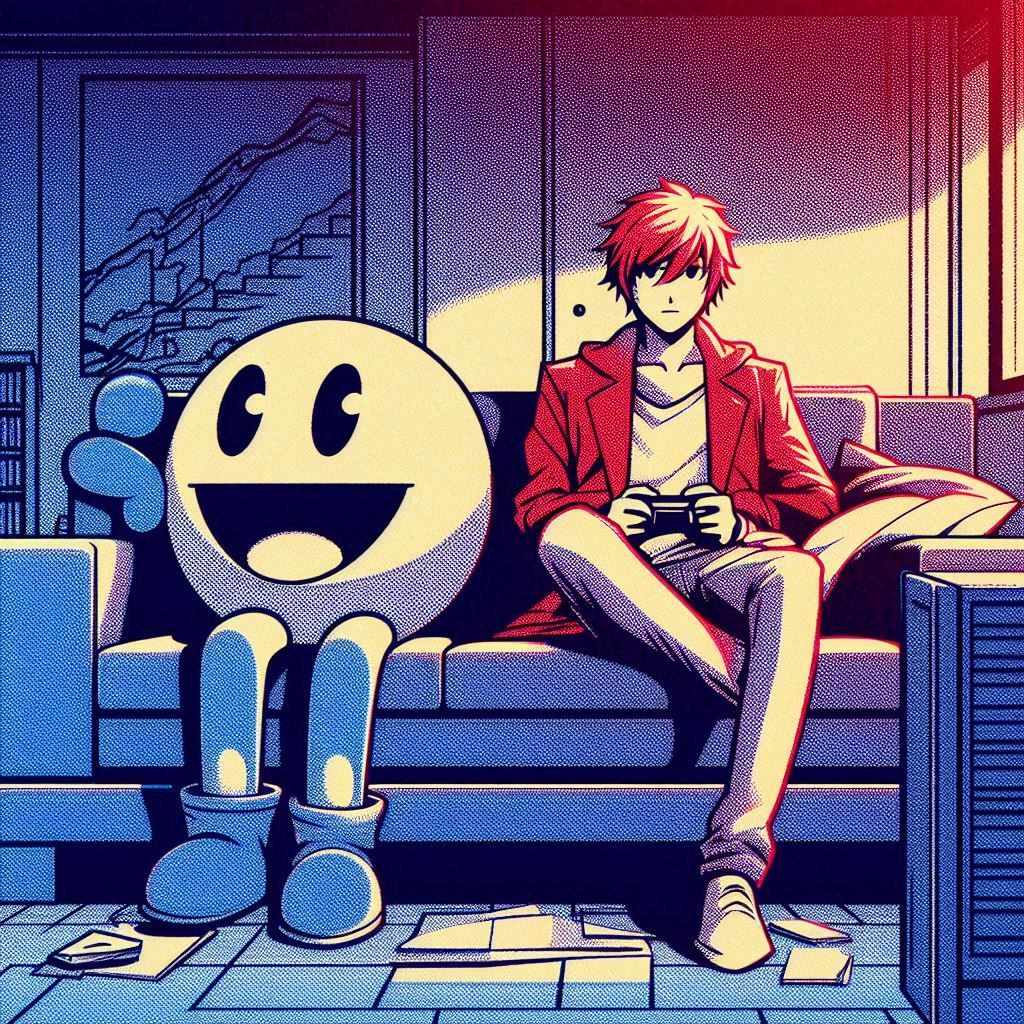 Chilling with Pac-Man