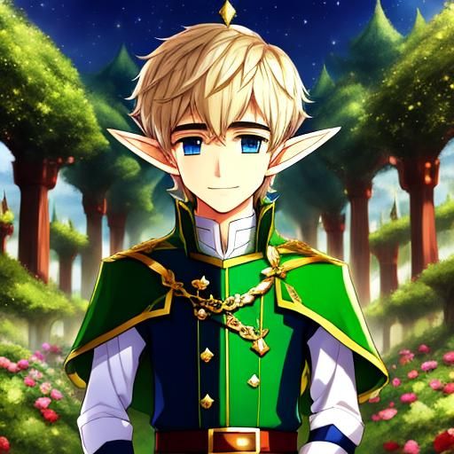 elf prince <lora:Chibi Charm AC50:1.0>