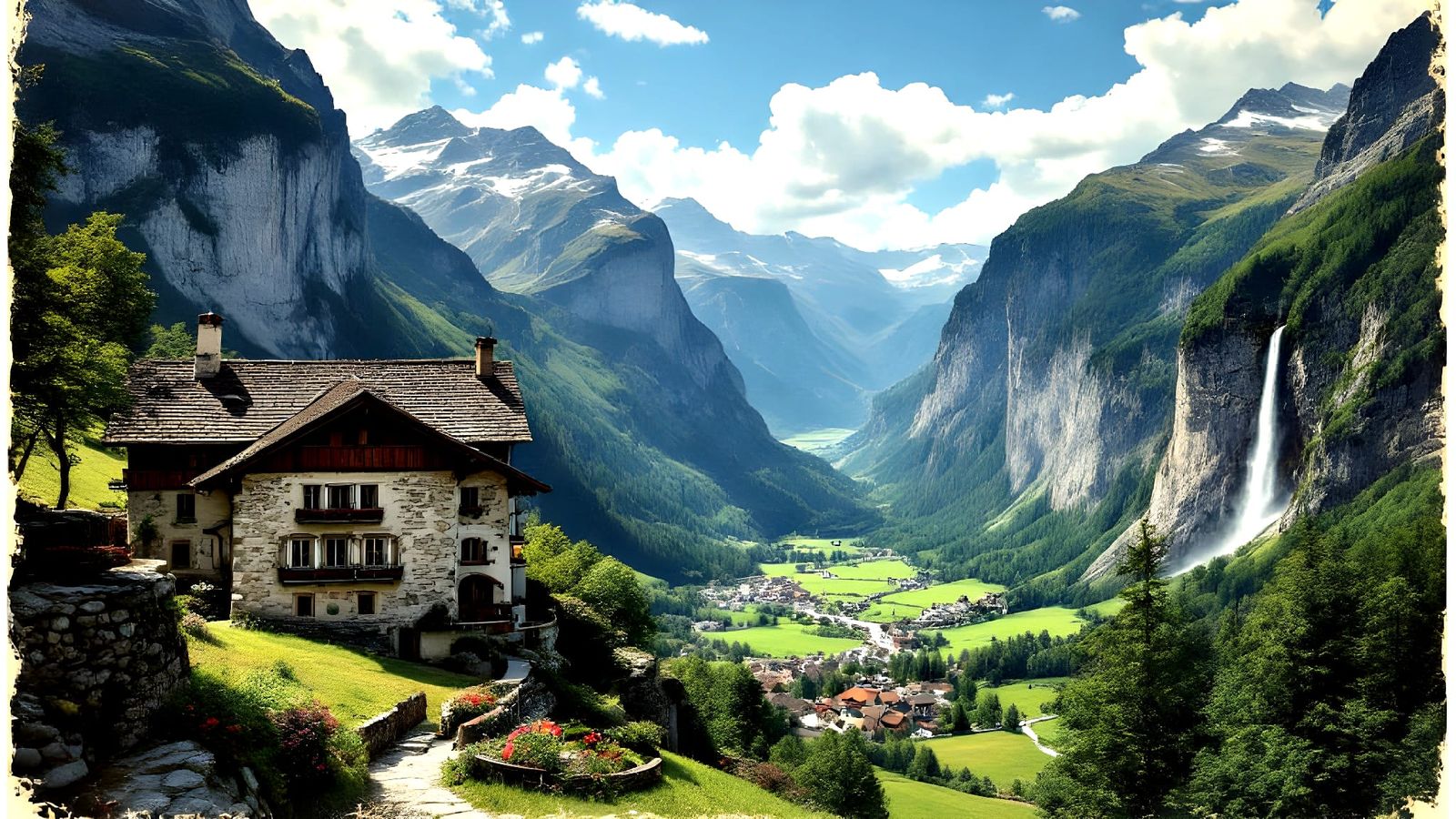 Lauterbrunnen, Schweitz  by @Xcalicoco