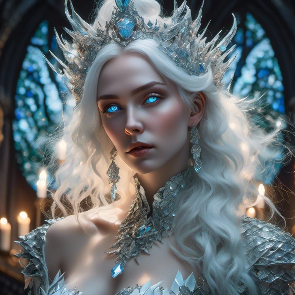 The Ice Queen - AI Generated Artwork - NightCafe Creator