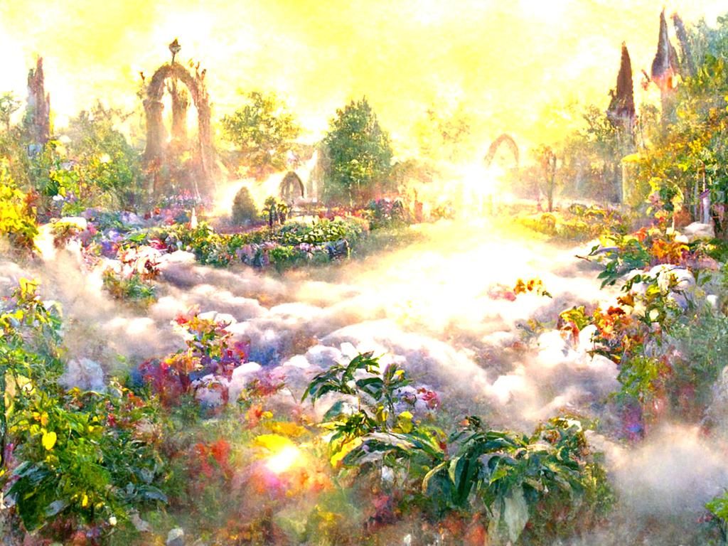 The garden of Eden AI Generated Artwork NightCafe Creator