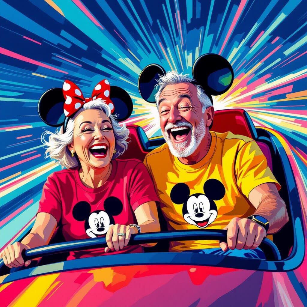 Never too old for Disneyland!  by @Nico