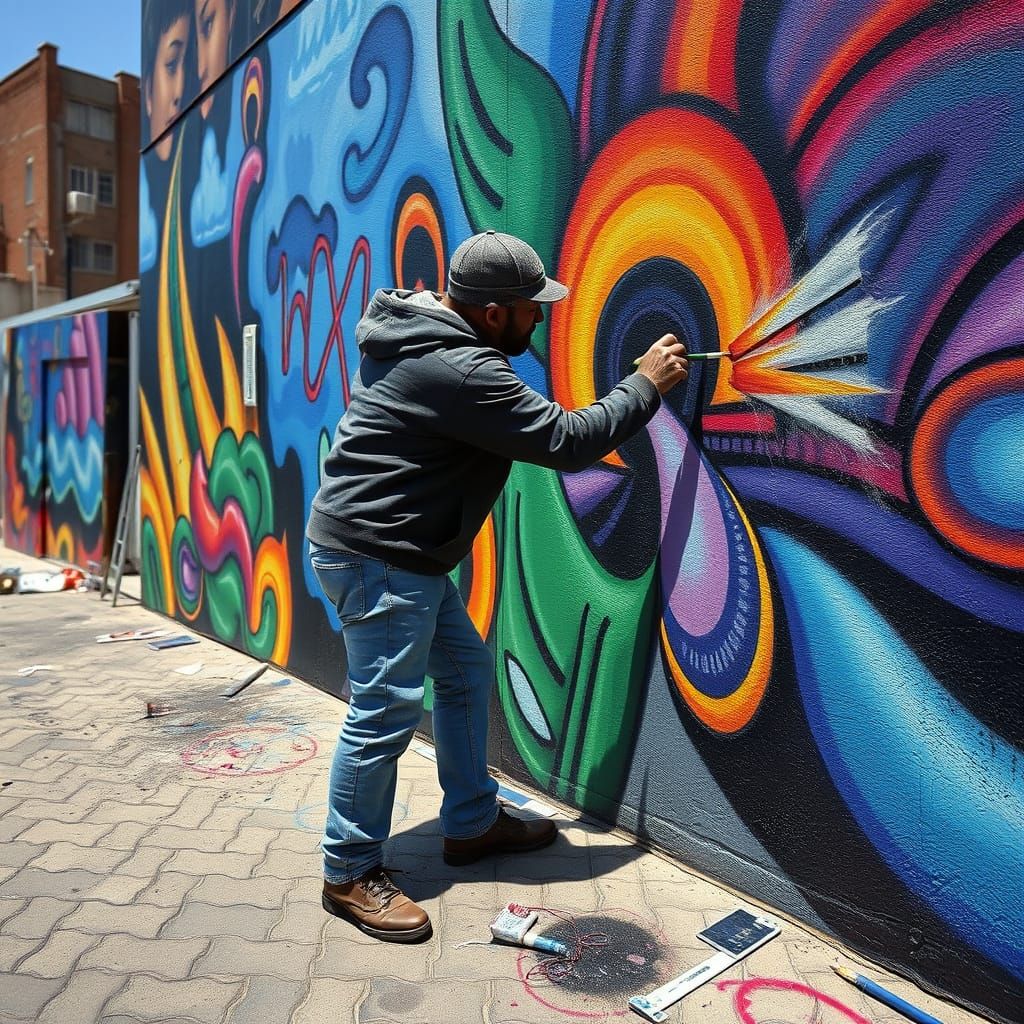 Street art  by @Fuchsia23