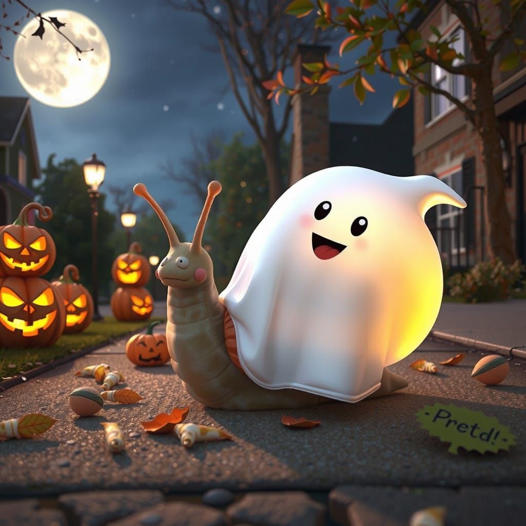 a slow trick-or-treat tour