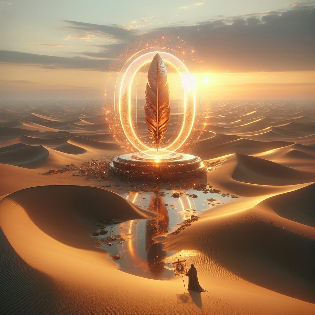 paysage désertique surréaliste