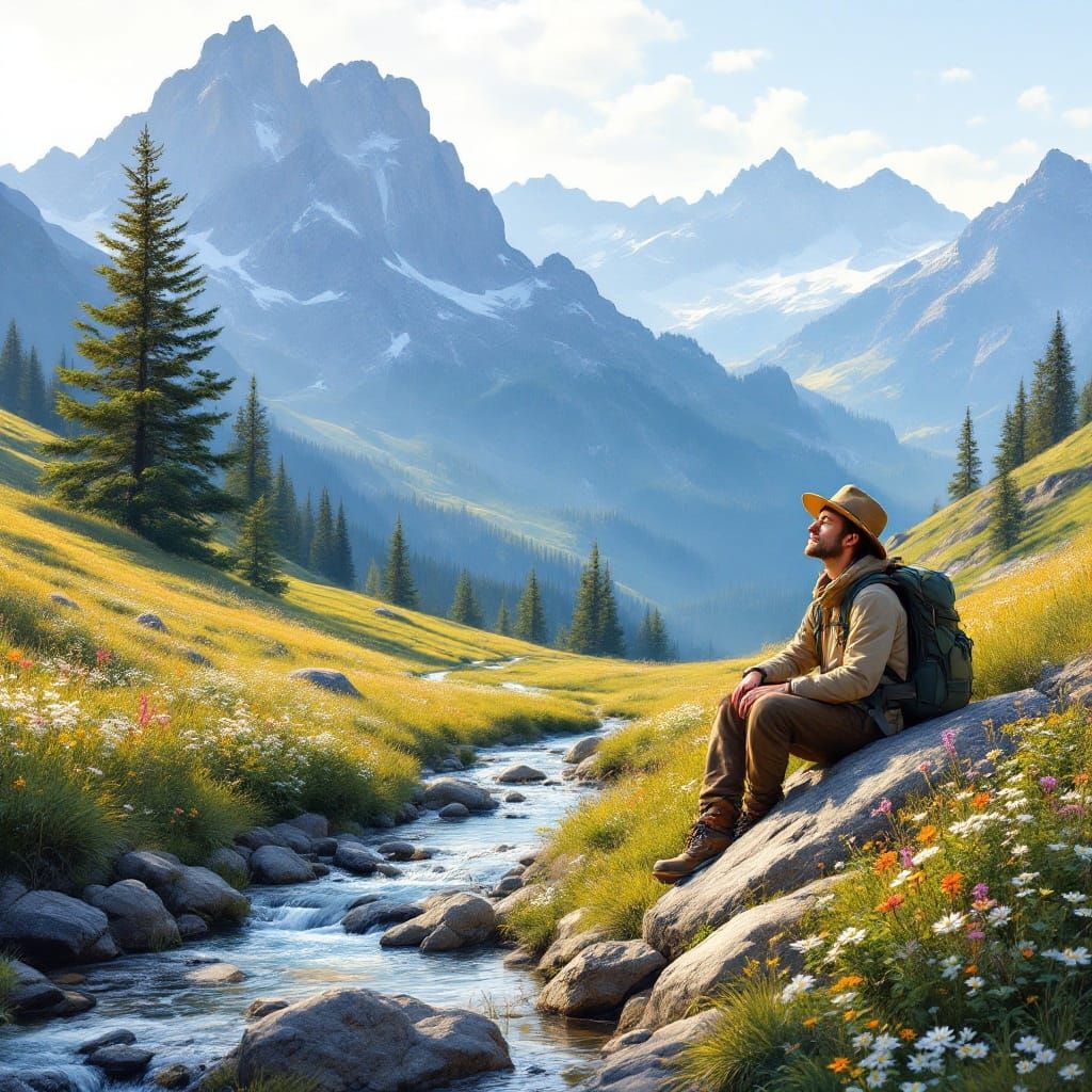 Serenity In The Mountains  by @Jawndubz