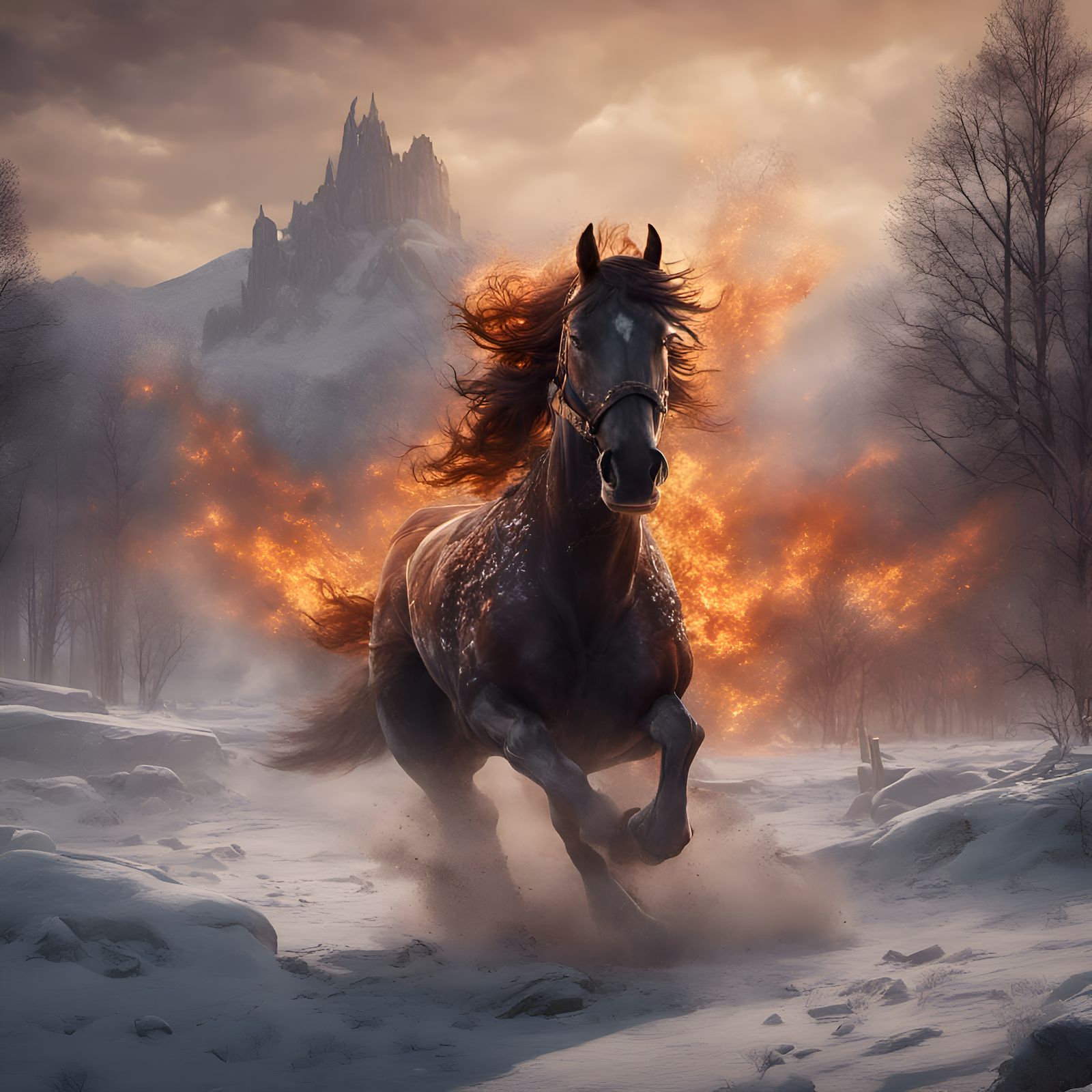 Horse of fire  by @Junhui