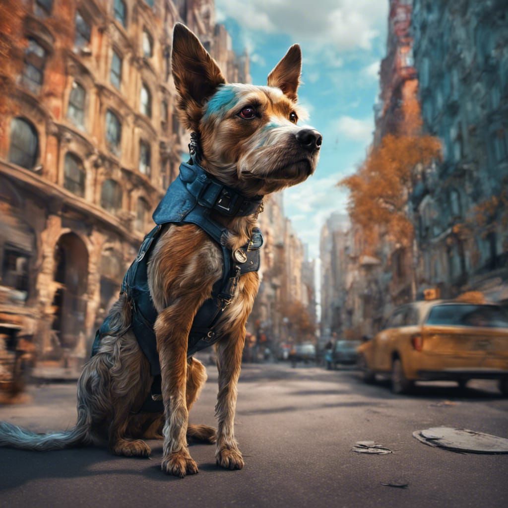 Urban Adventure Buddy:
An adaptable dog that loves city life...