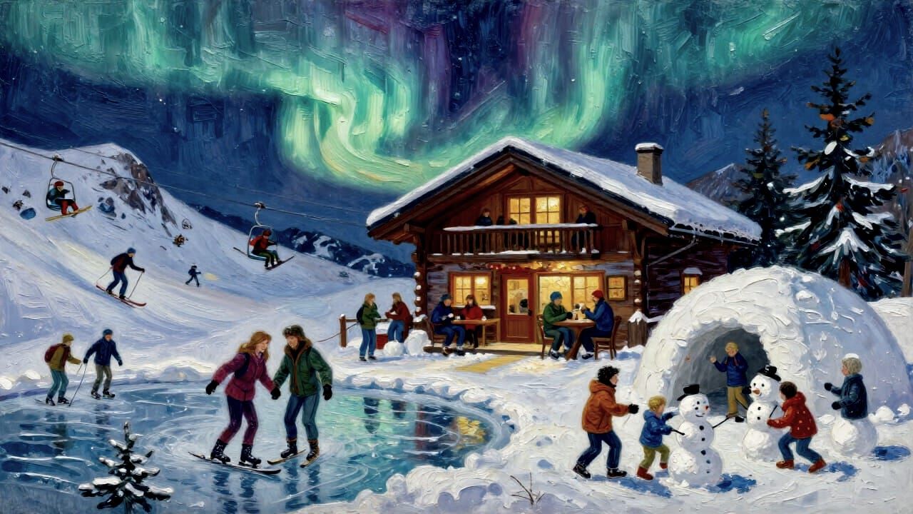 1/14/2025-NC Challenge No Theme Thursday #1190 Winter Holiday Fun Art By Archangel Tara  by @Archangel Tara 