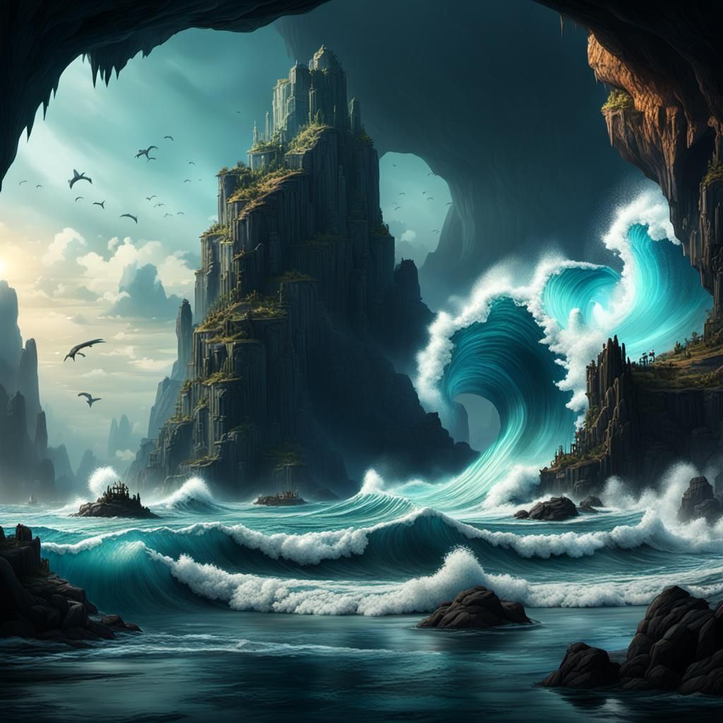 The Ocean has its silent caves, Deep, quiet, and alone; Thou...