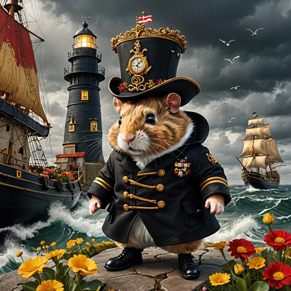 a hamster on tour