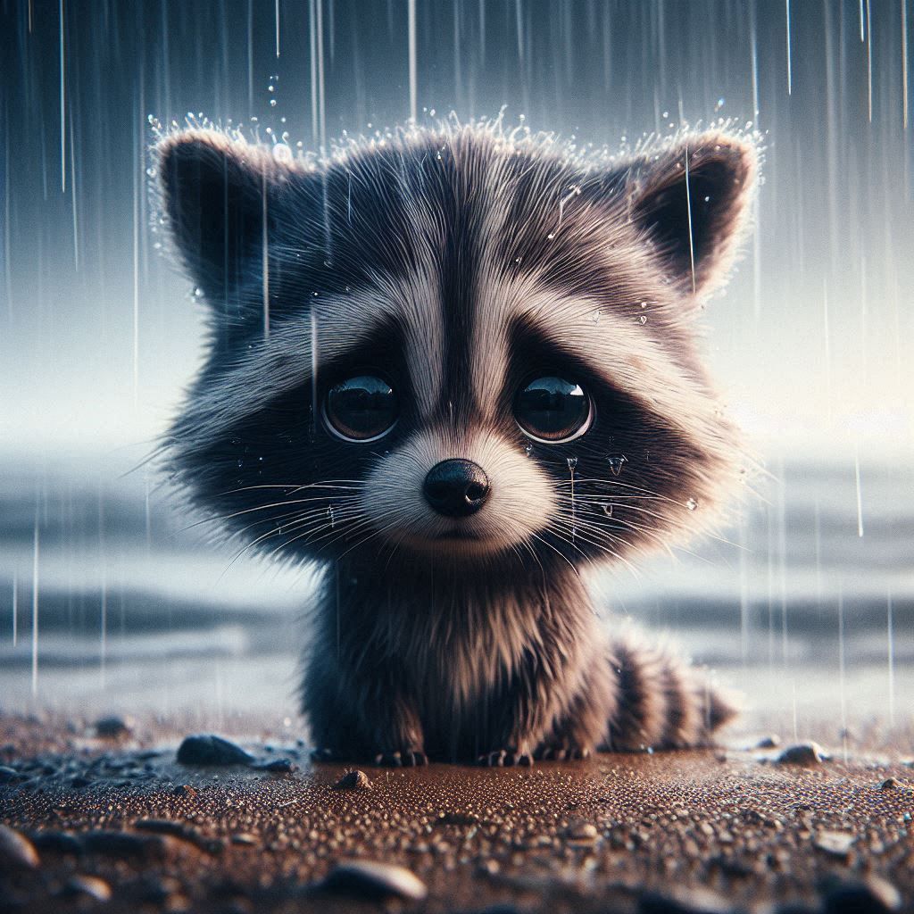 Rainy Raccoon