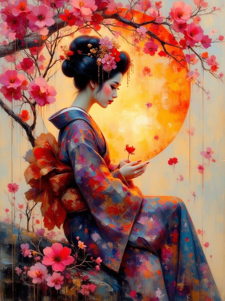 The Geisha  by @Kosh