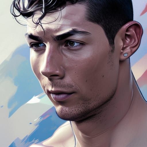 CristianoRonaldoCelebratingColoringSheet head and shoulders