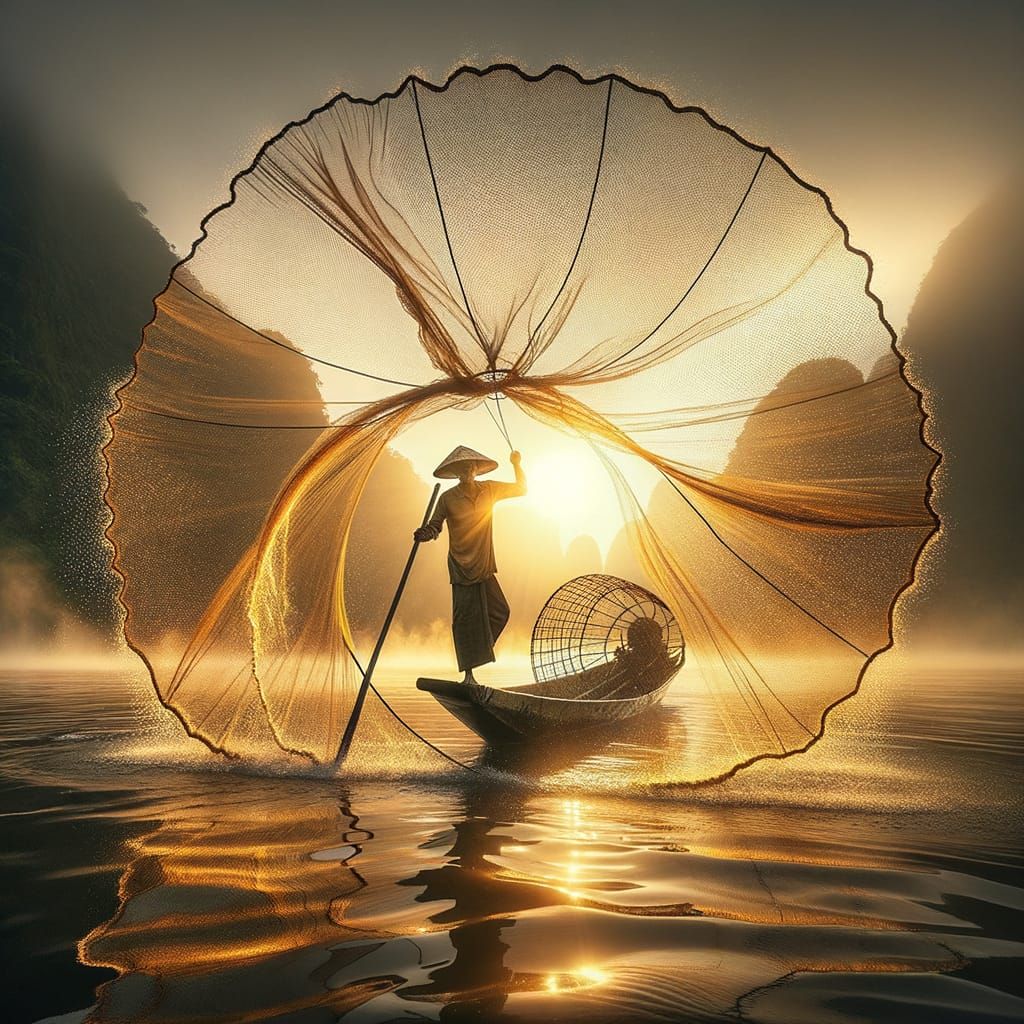 Fisherman in Indonesia   by @Shoshannah