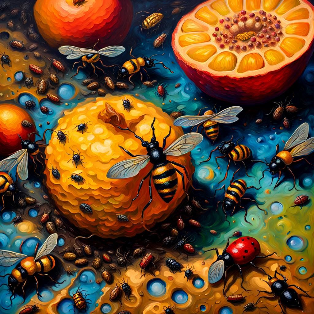 Still Life Oil Painting in Expressionist Style