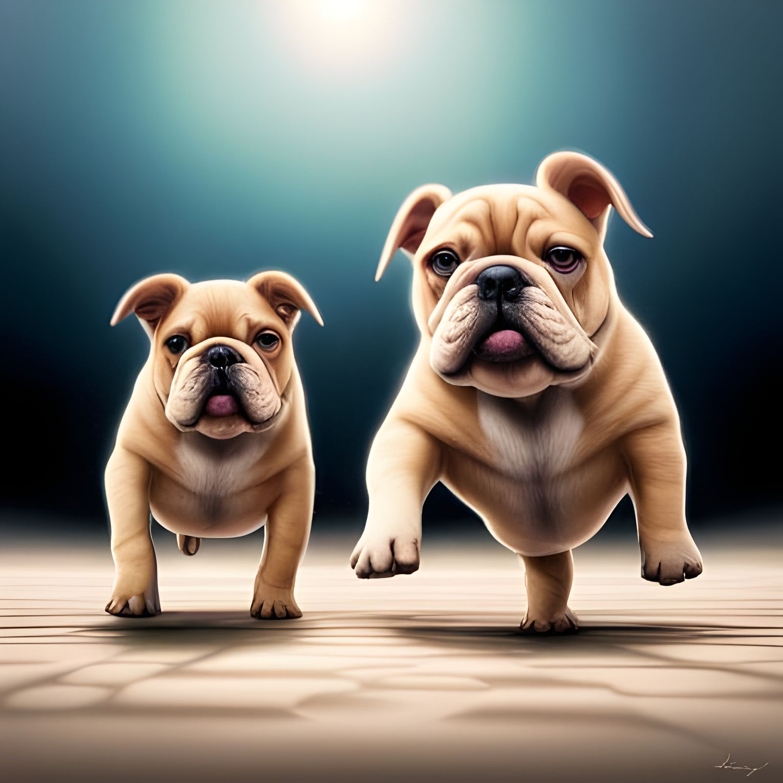 Bulldogs - AI Generated Artwork - NightCafe Creator
