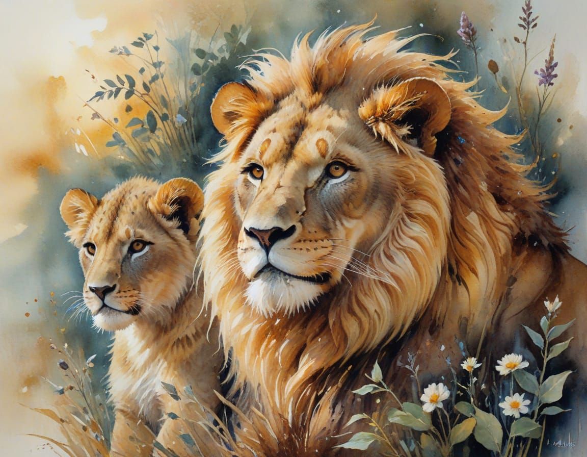 lions  by @Sasha