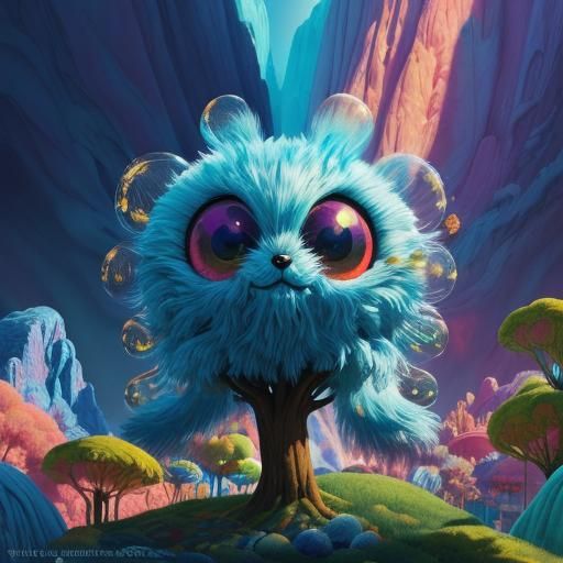 jumping Spider kitten, Candy art style! Whimsical playful colorful! candy!!! 🍬🍭 Candyland art!! “Hyperrealistic hyperdetailed highly detai...