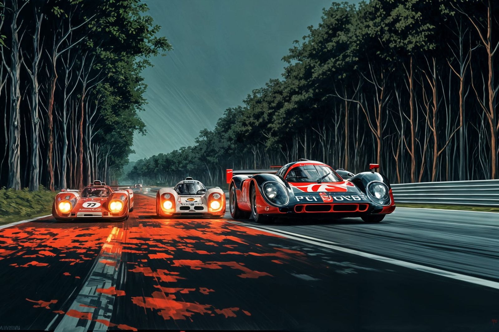 Courage at the end of Mulsanne! Clarity Upscale