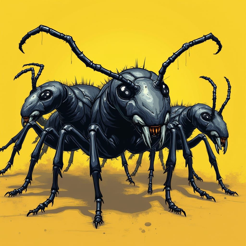 Monstrous Ants /yellow-brown