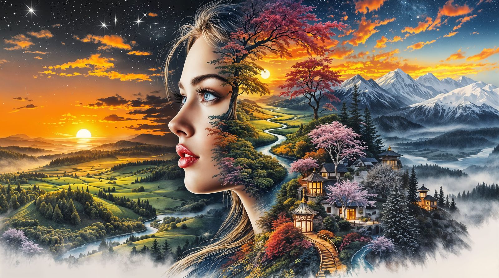 Between Stars and Mountains  by @kolovratok285