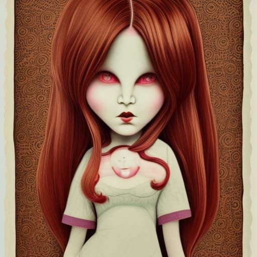 Little Miss Eerie - AI Generated Artwork - NightCafe Creator