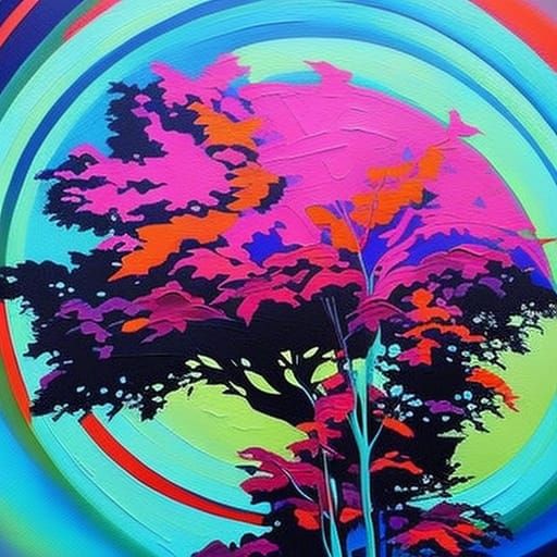 "Savor" epic lyrical abstraction masterpiece by Julia Pott T...
