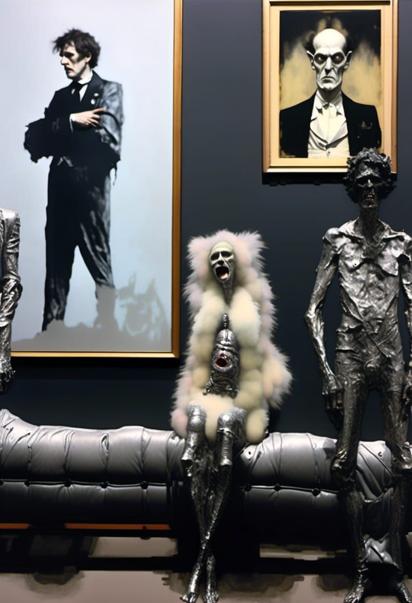 Vampiric Tinfoil Snarl in Watercolor and Ink