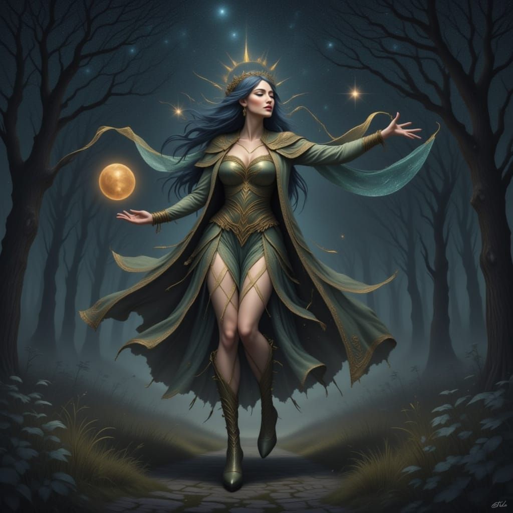 Tormai in her coat
Dancing under the stars
With a voice so smooth
She'll take you away far <lora:Echoes of the Night:1.0>