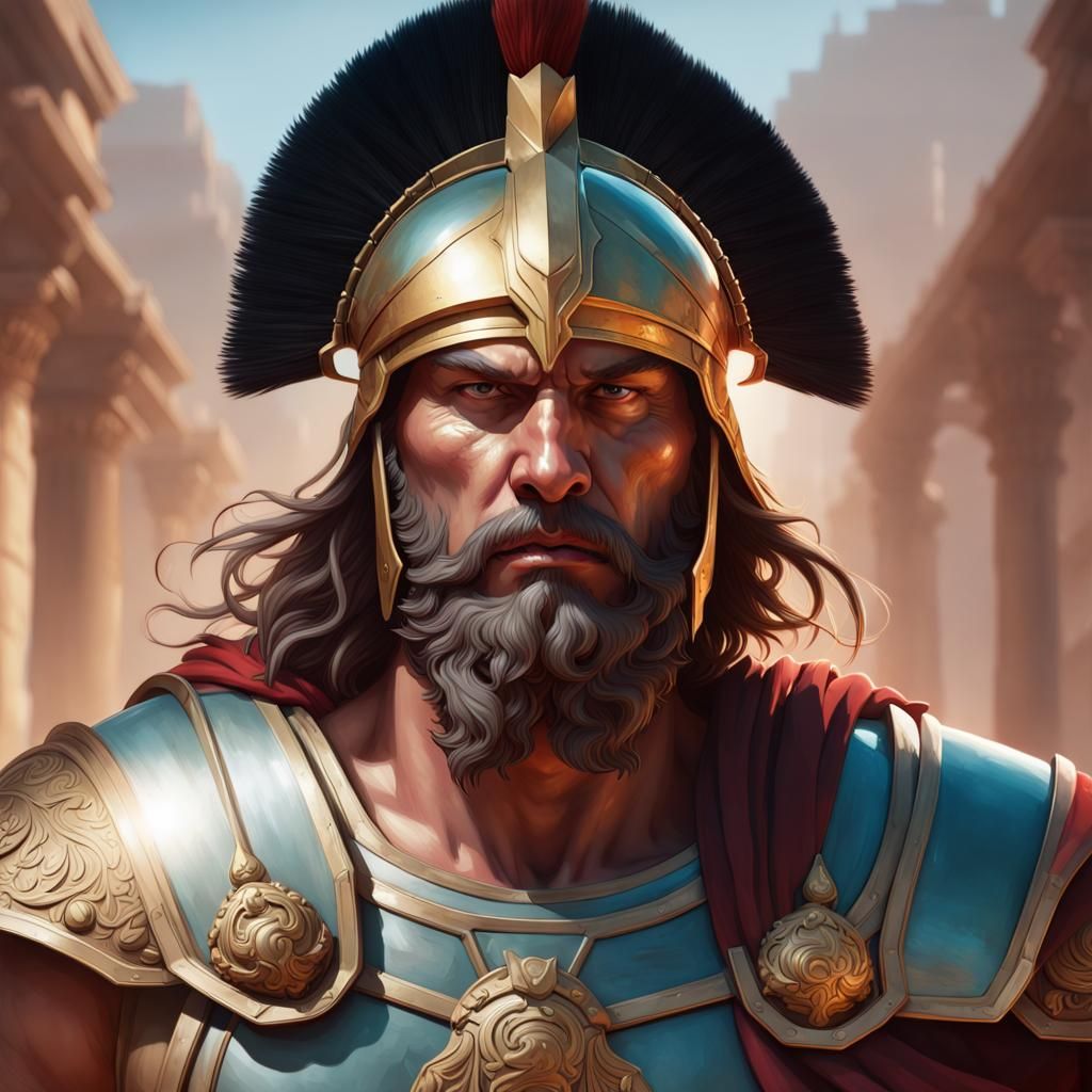 Menelaus, the king of Spartans - AI Generated Artwork - NightCafe Creator