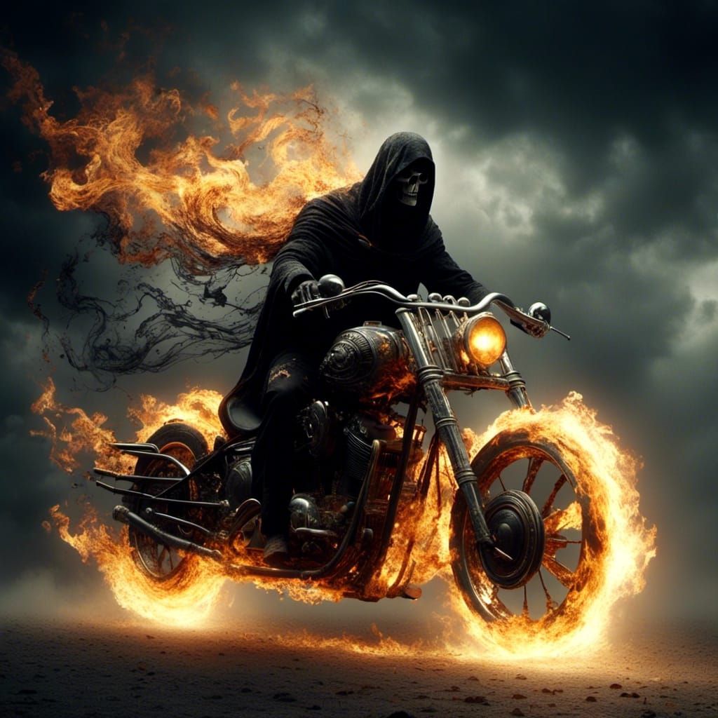 <lora:mist:1.0> Ghostrider