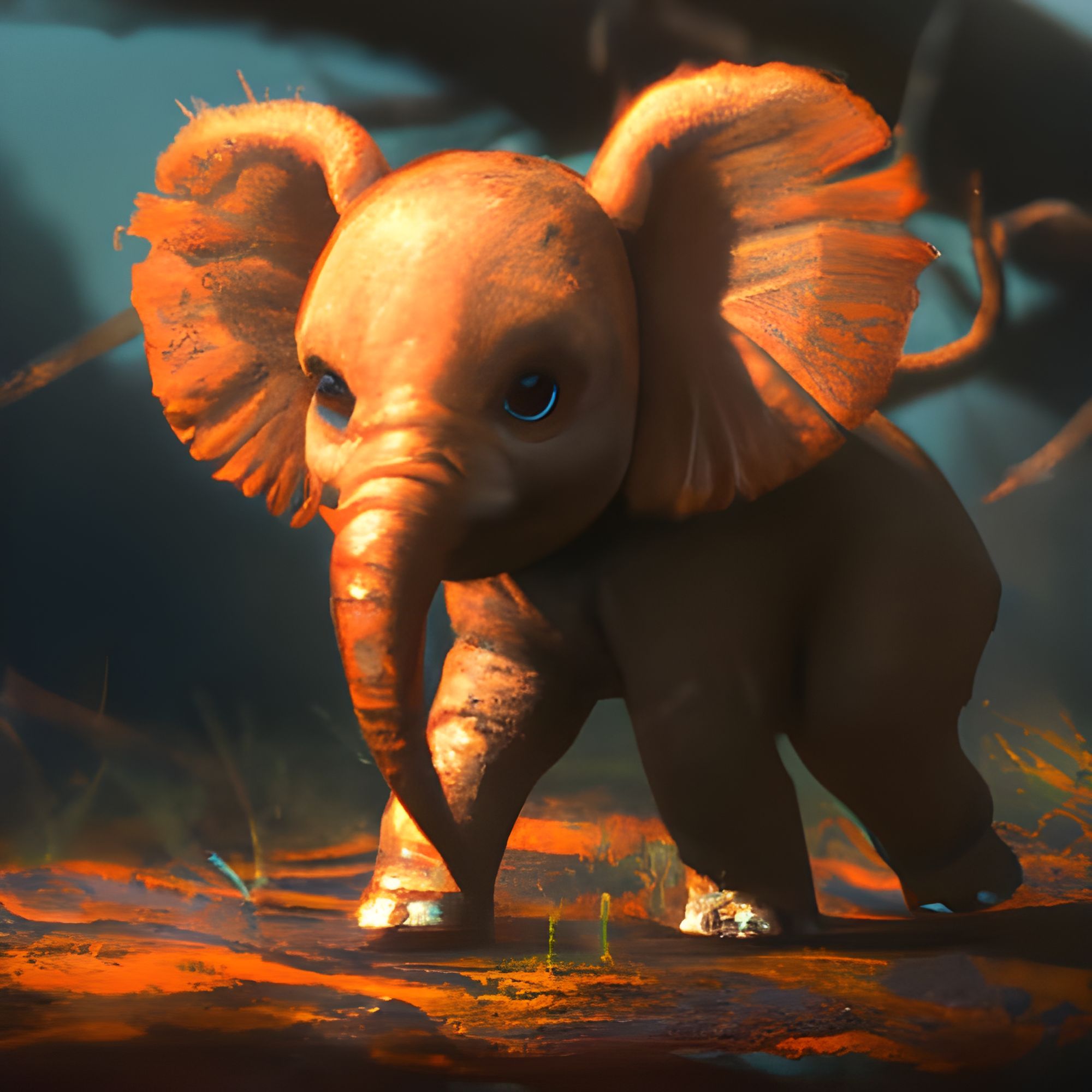 cute baby elephant wallpaper by rehanazhar  Download on ZEDGE  ef74