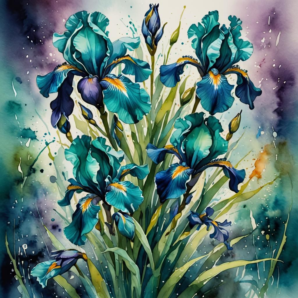 Wild Irises   by @Sophia 