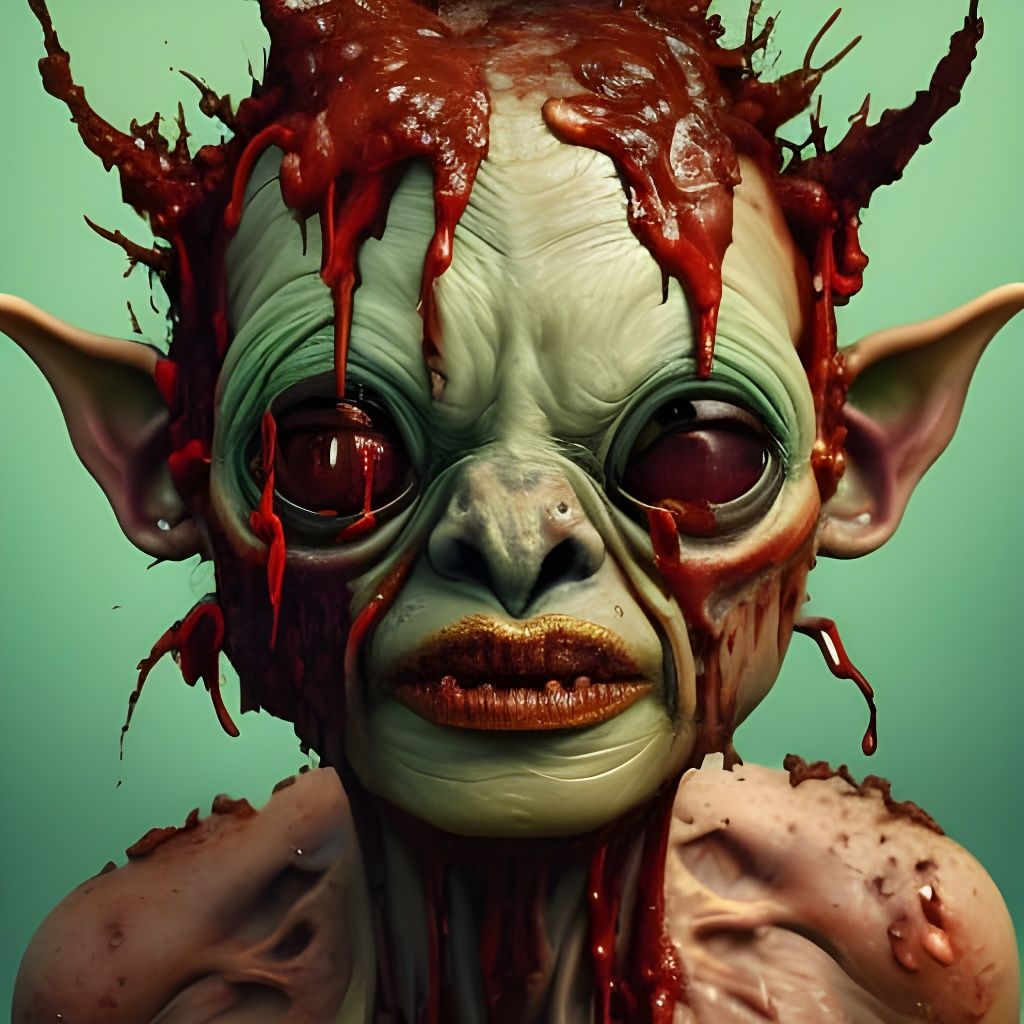 Ugly Gravy Goblin 🤢  by @lawrencelot