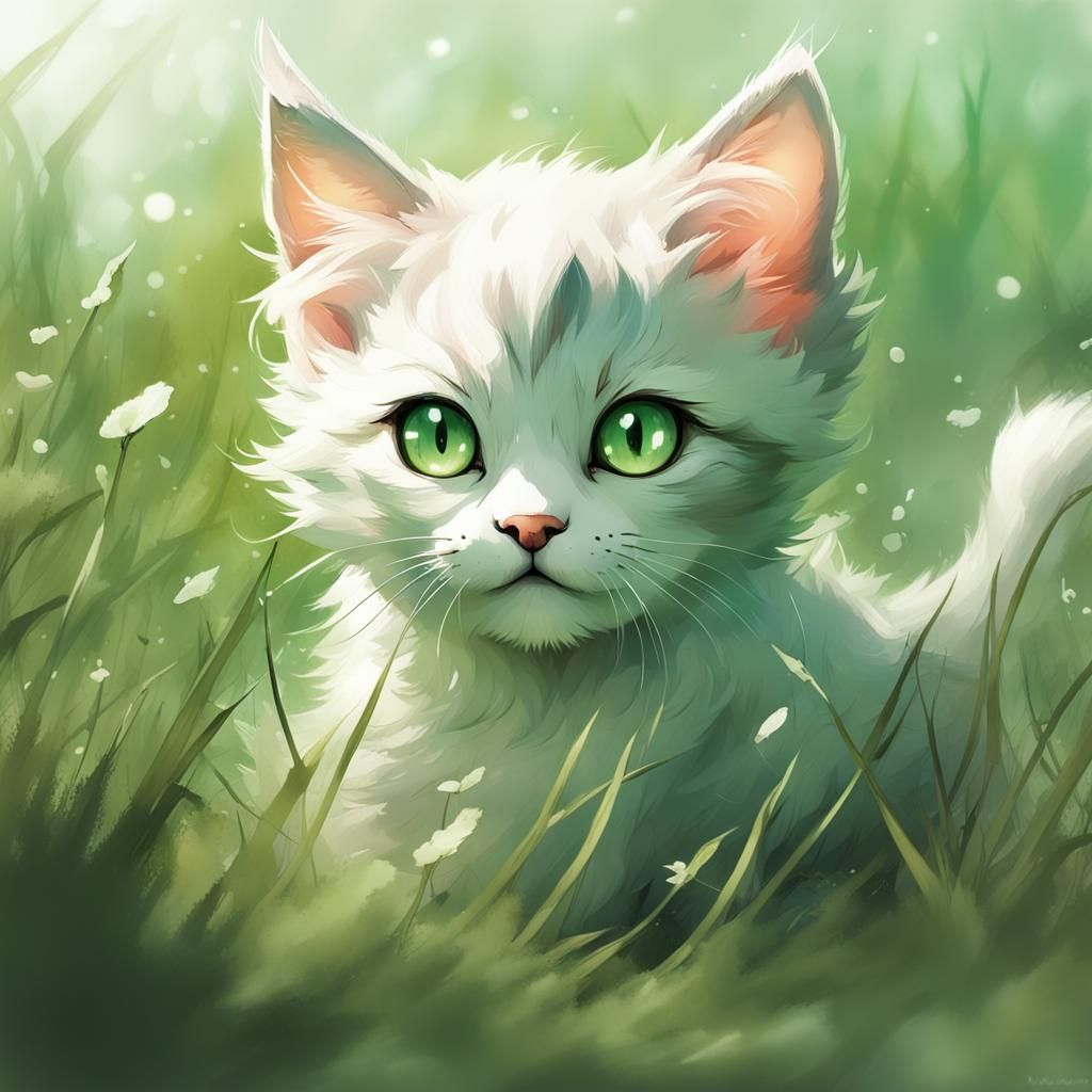 Why is everything green AI Generated Artwork NightCafe Creator