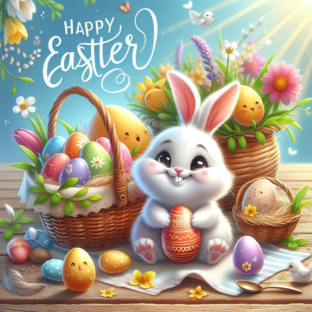 Happy Easter to Y'All! - AI Generated Artwork - NightCafe Creator
