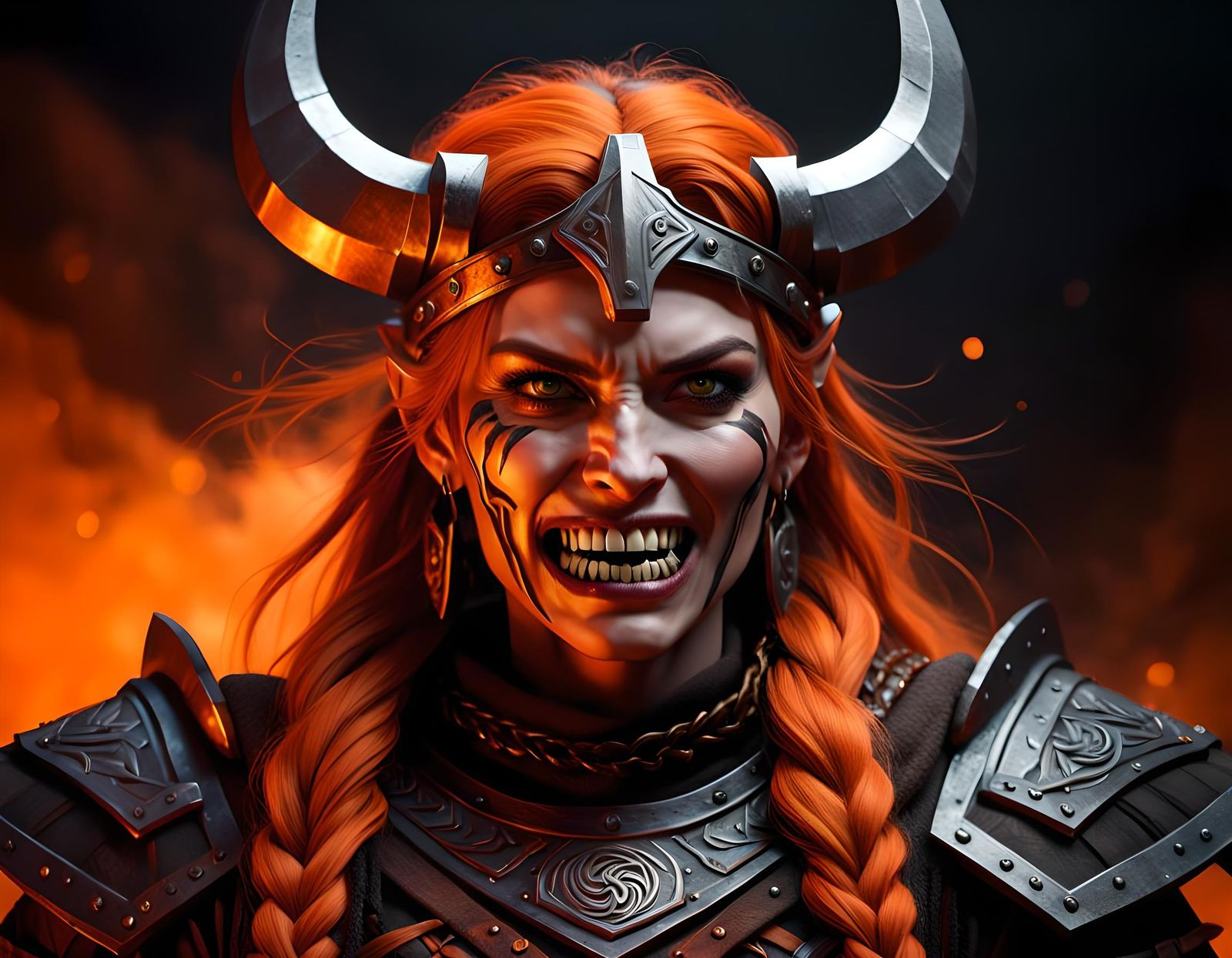 Photo of a viking warrior