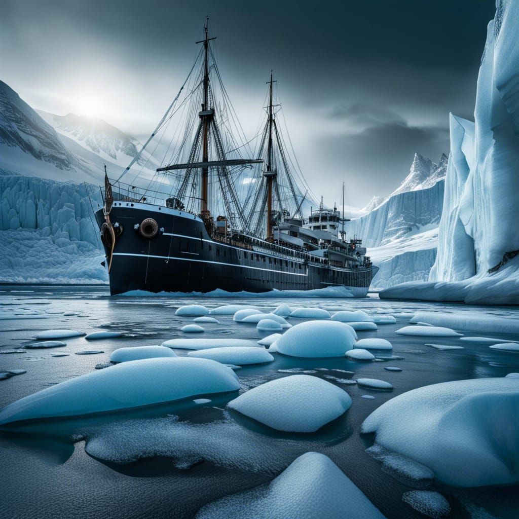 icy landscape  by @Kreative-eye