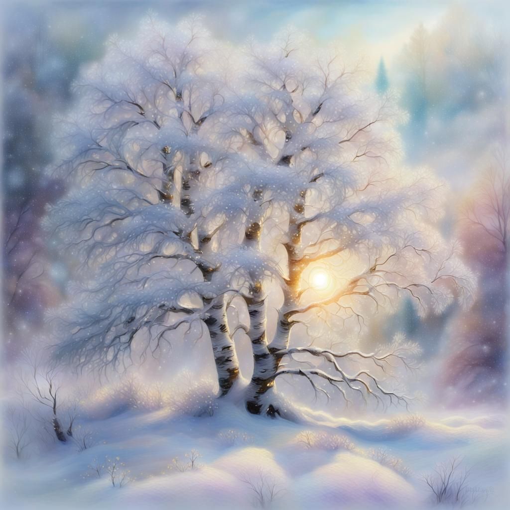 The birch tree  by @Skyangel