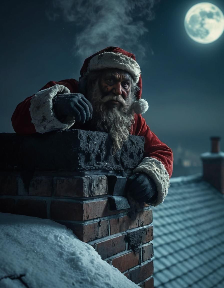 Dirty Jobs: Santa Going Down Another Chimney  by @Liam C