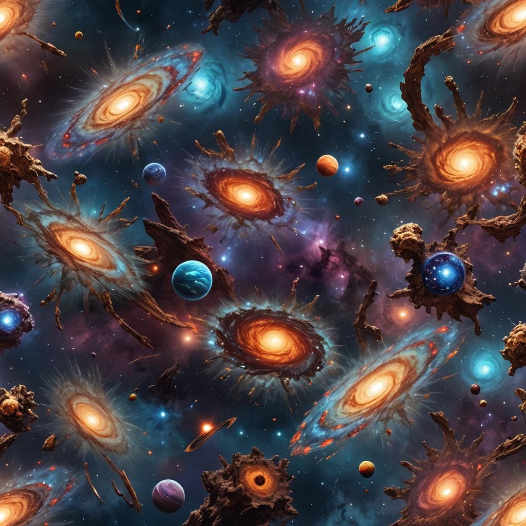 multiple galaxies