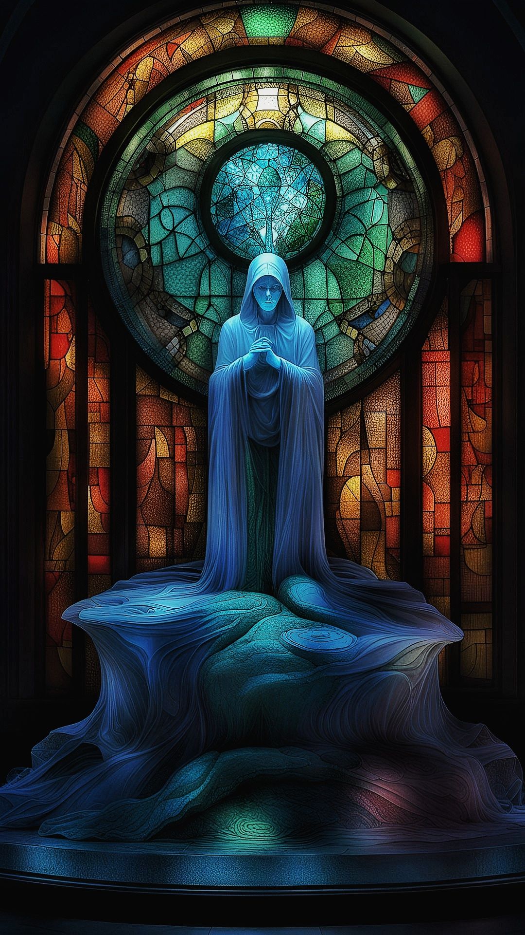 Glass Statue Lighting Tests