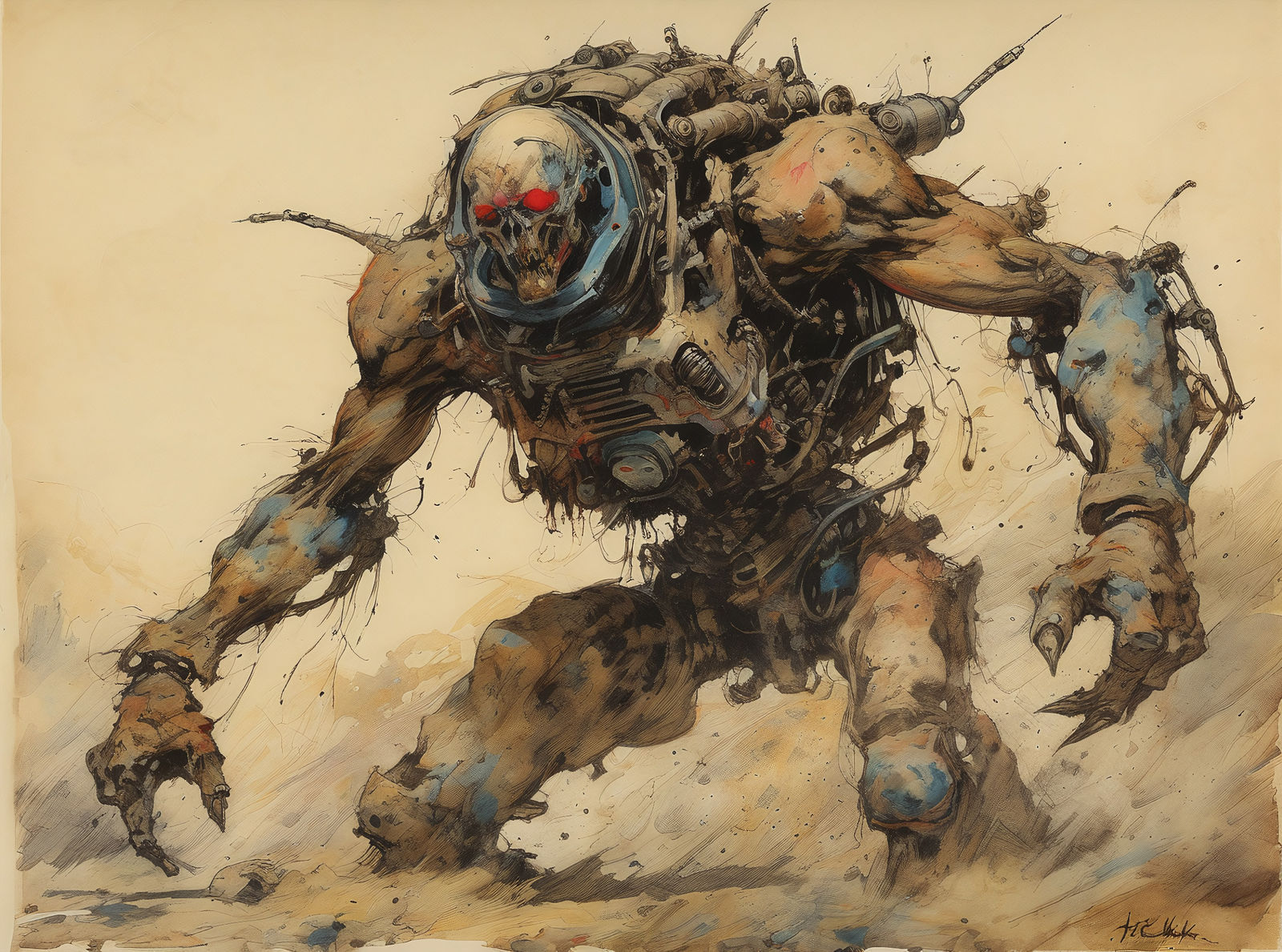 Fighting cyborg plague