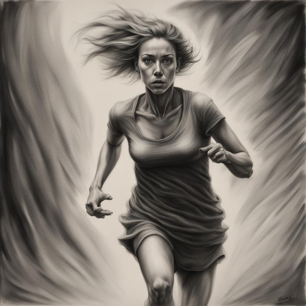 running from a ghost