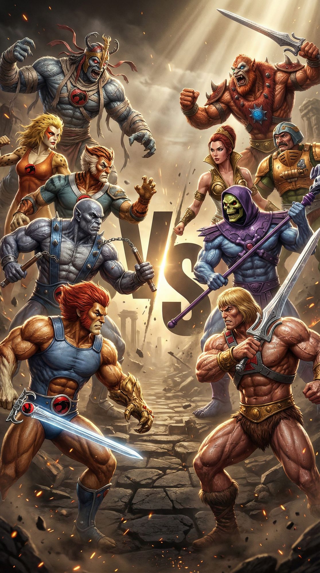 thundercats Vs he-man