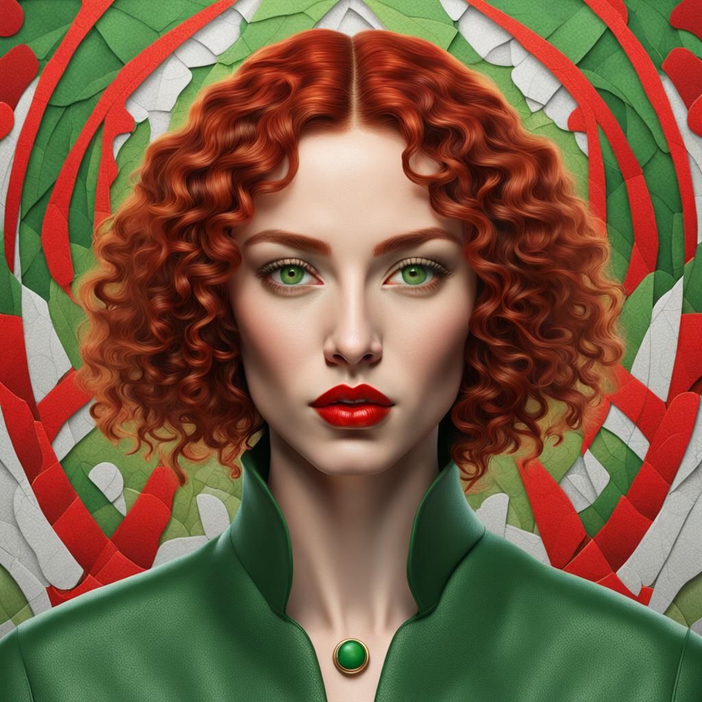 La chica del pelo rojo - AI Generated Artwork - NightCafe Creator