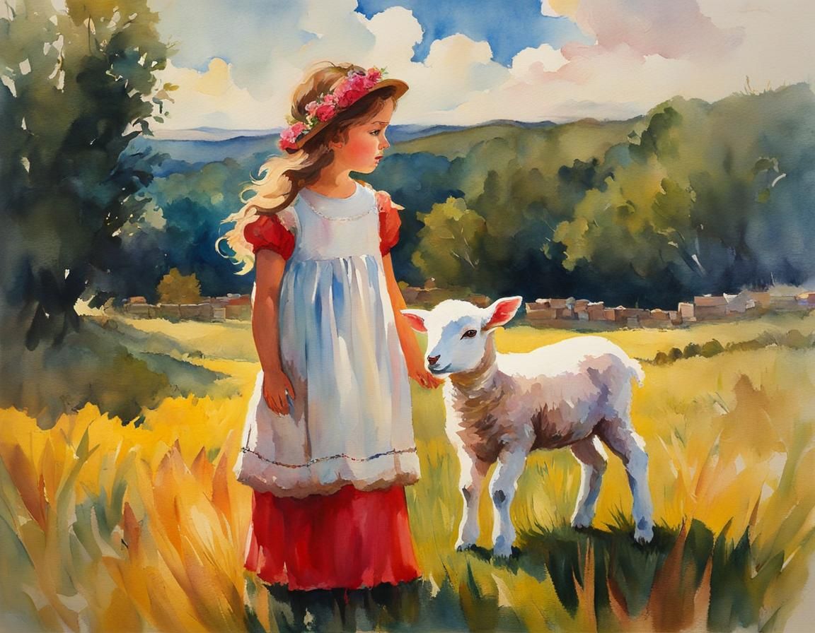 Mary Had a Little Lamb  by @Dragon Queen